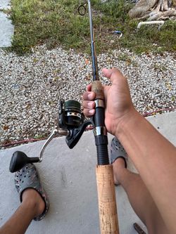 Penn pursuit IV 4k with a ugly stick