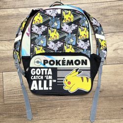 Pokémon Pikachu Gotta Catch Em All Multicolored Reflective School Backpack 17"