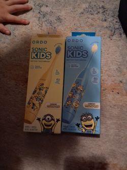 Ordo Sonic Kids Minions Battery Toothbrush x2