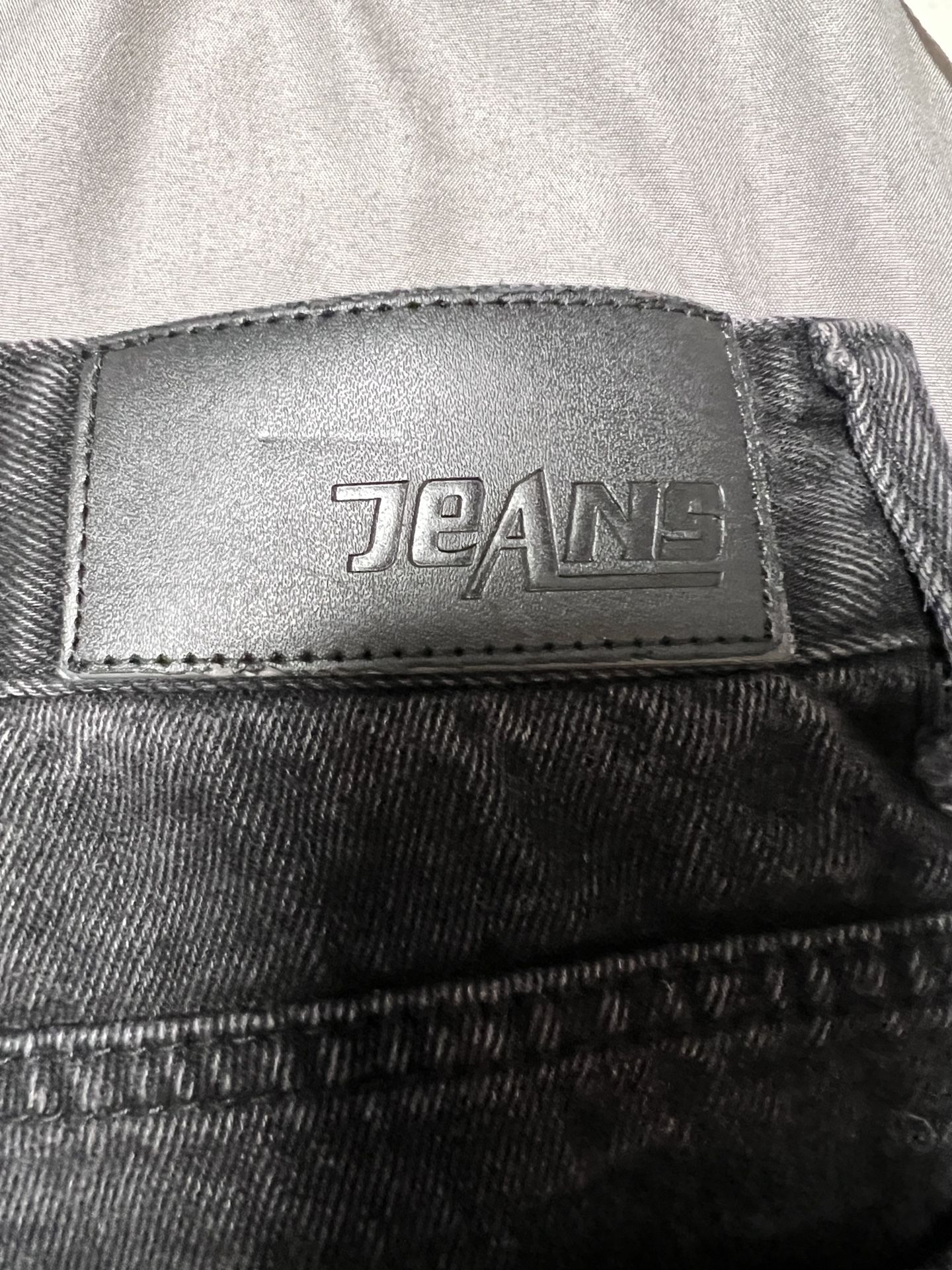 2 Pairs Men’s Distressed Black Denim Size 34