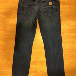 Carhartt Men's Rugged Flex Relaxed Straight Jeans, style number 102804 Size 32x32 Like New Condition.