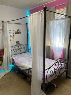 Twin Canopy Bed Frame