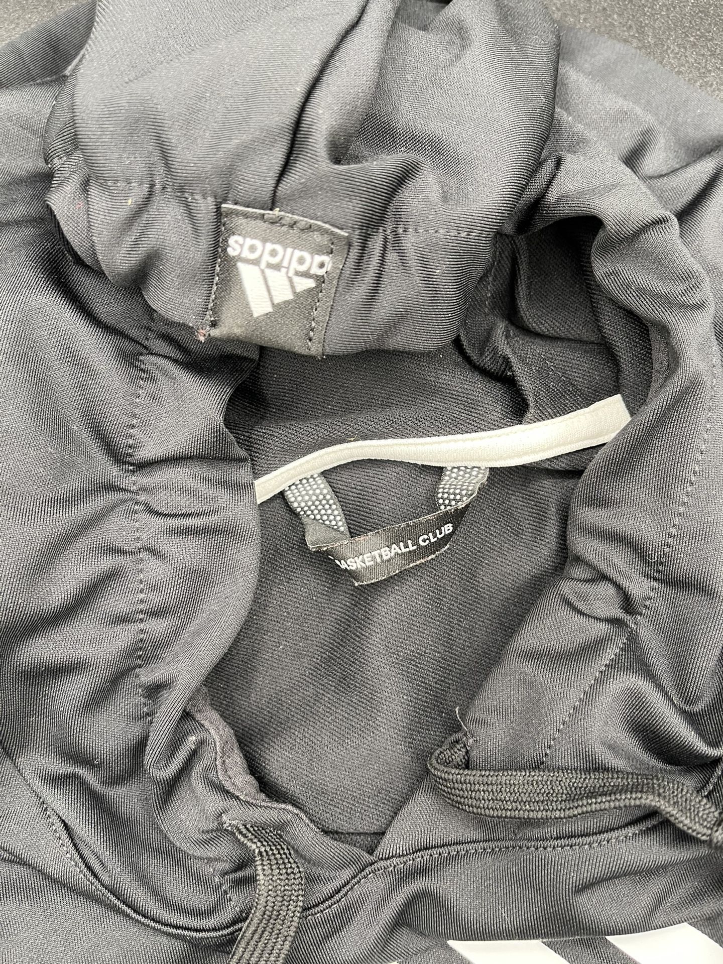 Adidas Sleeveless Black Hoodie Size 2XL