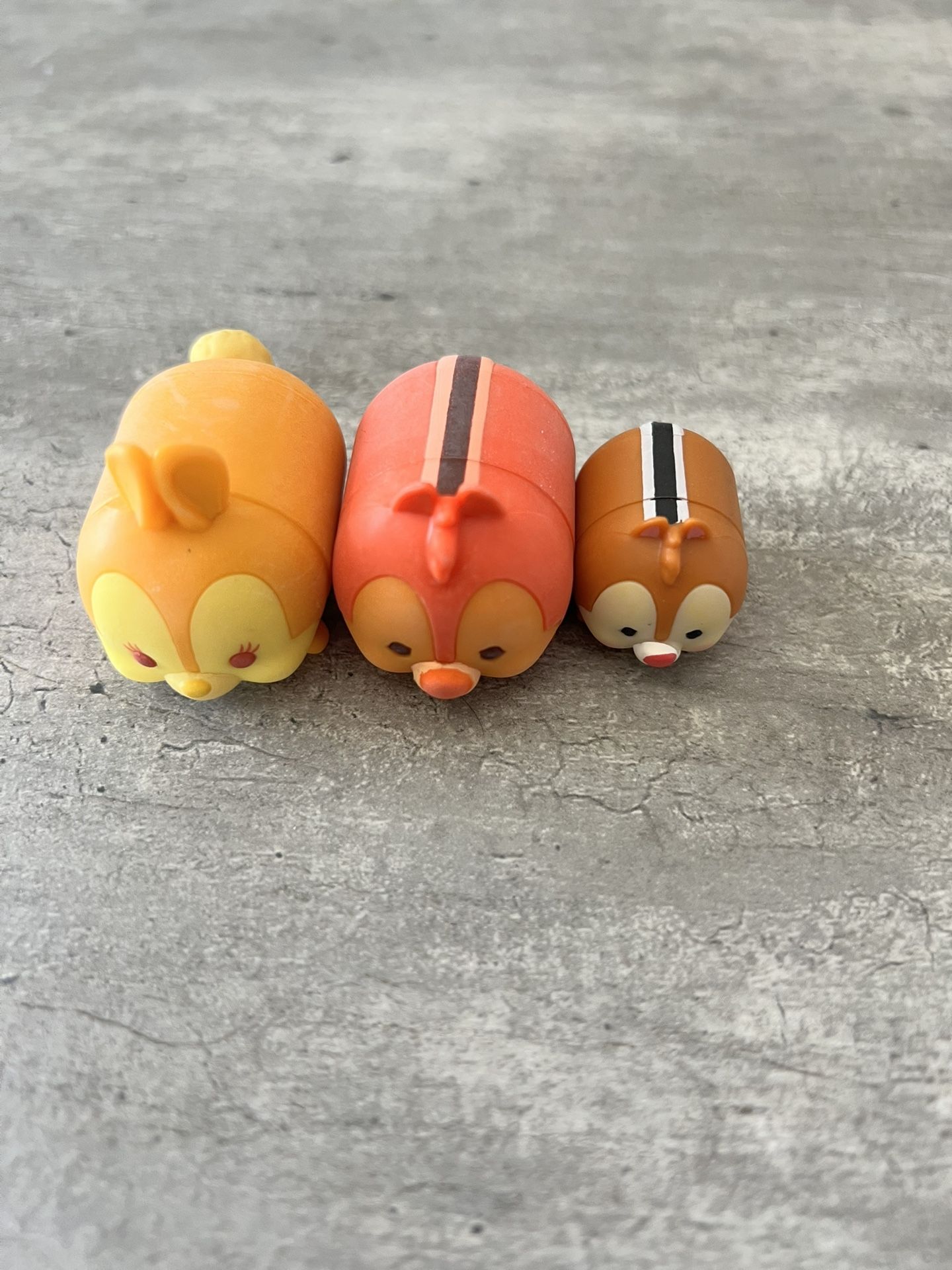 Disney Tsum Tsum Yellow Miss Bunny Orange Dale Mini Dale