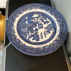 Wessex Blue & White dinner Plates