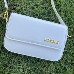 Le Bambino White Jacquemas Bag 