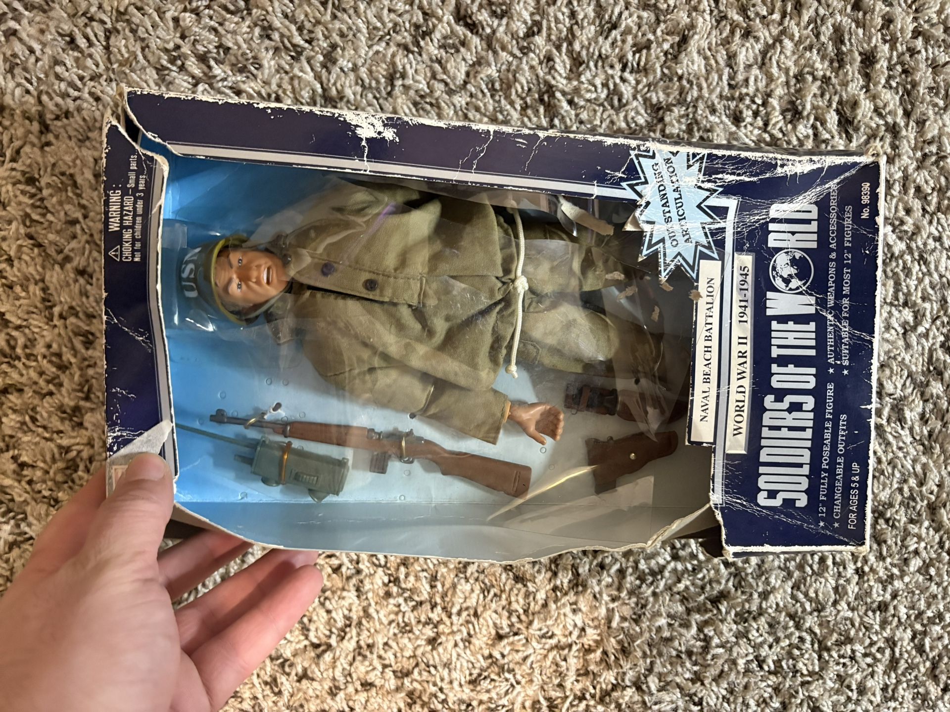 Vintage Army WW2 Action figure