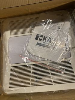 KAZE APPLIANCE SE90PM - Ventilador de ventilación de escape de baño ultra silencioso (90 CFM, 0.3Sone,