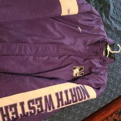 Retro Northwestern Reebok Jacket