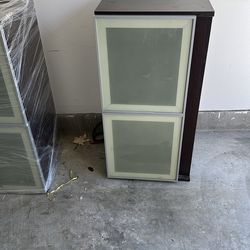 Wall mounted Glass Door Display Caninets