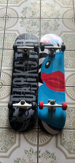 2 Skateboards Darkstar and Redo 8”