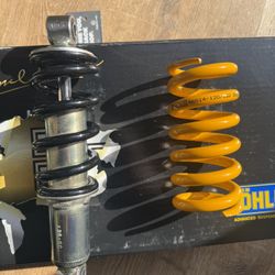 2025 Honda Grom Oem Rear Shock And Ohlins Rear Spring