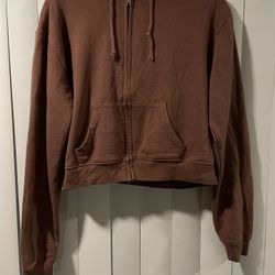 Cropped Zip Up