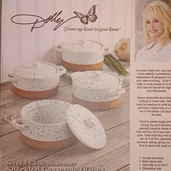 Speckled Cassaroll Dishes Dolly Parton