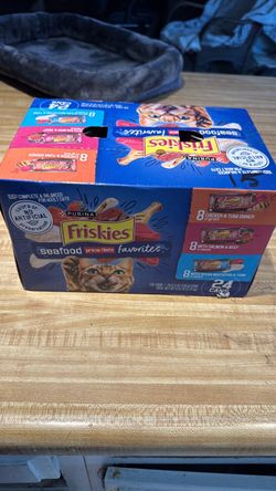 Purina Friskies Seafood Prime Filets Favorites 24-Can Variety Pack