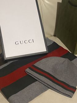Gucci Hat And Scarf Set