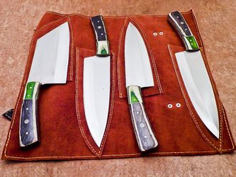Handmade 4 Pcs Kitchen Knives Set 