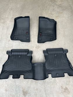 Jeep Wrangler WeatherTech Floor Mats Full Set 2019-2025
