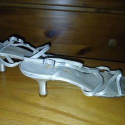 Strappy Off White Heels