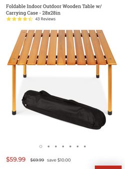 Outdoor Wooden Table