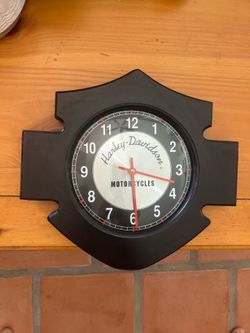 Harley Davidson clock