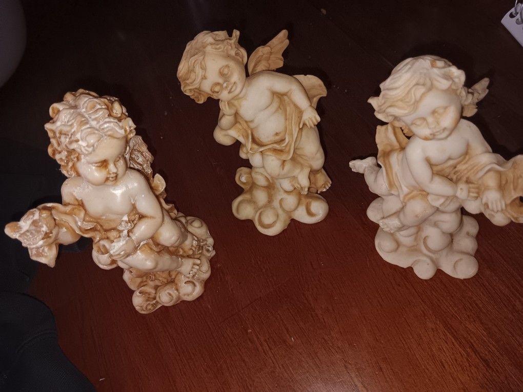 3 Vintage Angel's Collection Decorations