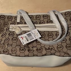 Michael Kors Kempton Tan Nylon Tote Bag