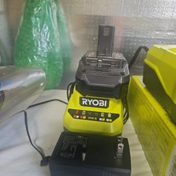 18v Ryobi Battery And Charger 