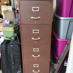 Vintage File Cabinet Challenger Steel Products 