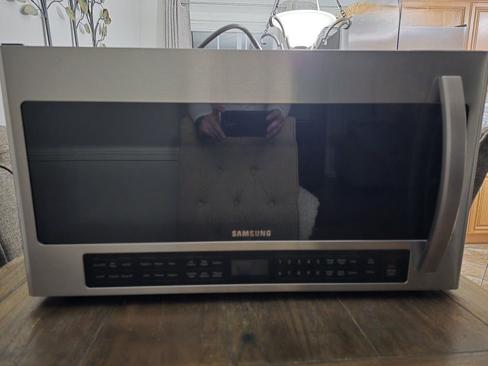 Samsung stainless steel microwave