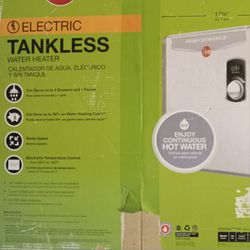 Tankless Water Heater [BRAND New)