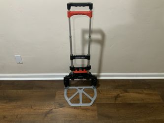 Magna Cart Dolly Foldable, Extendable Height With Six Wheels To Help Climb Stairs