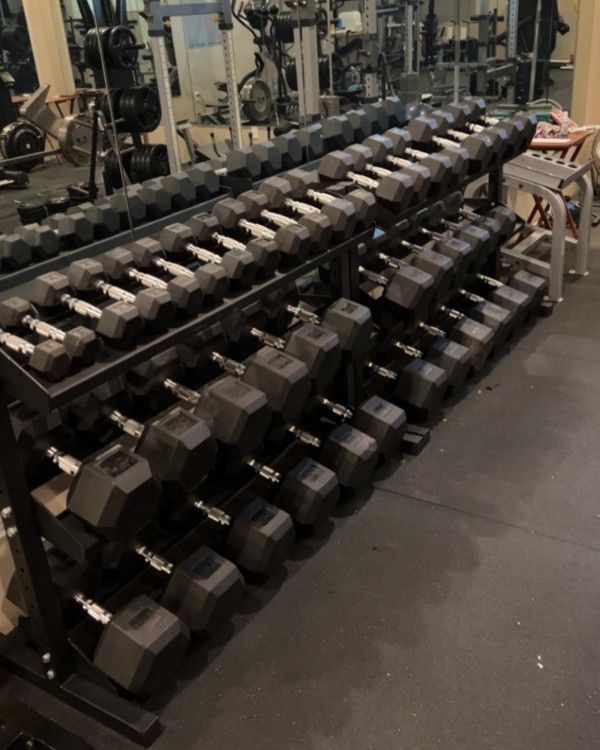 Dumbells and Racks