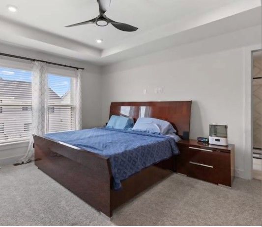 Solid Wood Bedframe And Side Tables