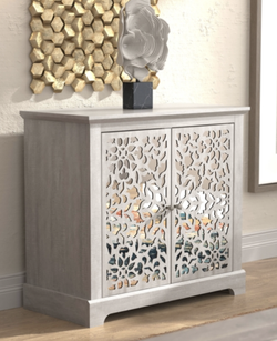 Dresser with Glass Doors