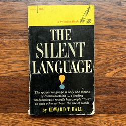 The Silent Language By Edward T Hall