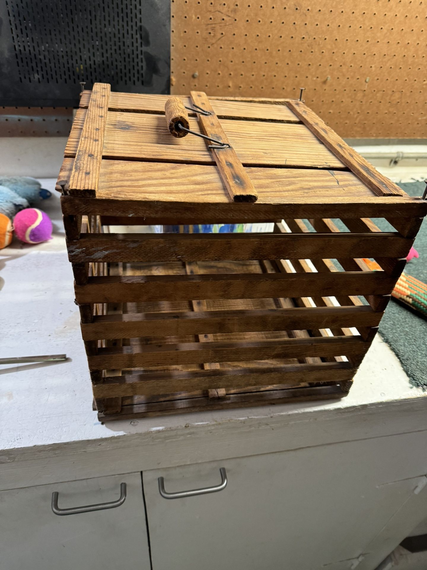Antique Egg Crate