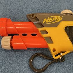 NERF N-Strike S.S AS-1 Air Powered Keychain Dart Gun Blaster 