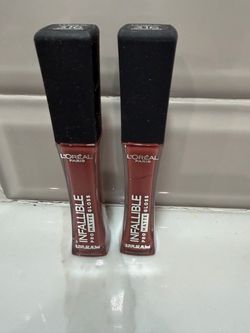 New 2 L’Oréal Infallible Pro Matte Gloss 316 statement nude lipgloss lipstick
