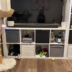 White Cubicle Shelf
