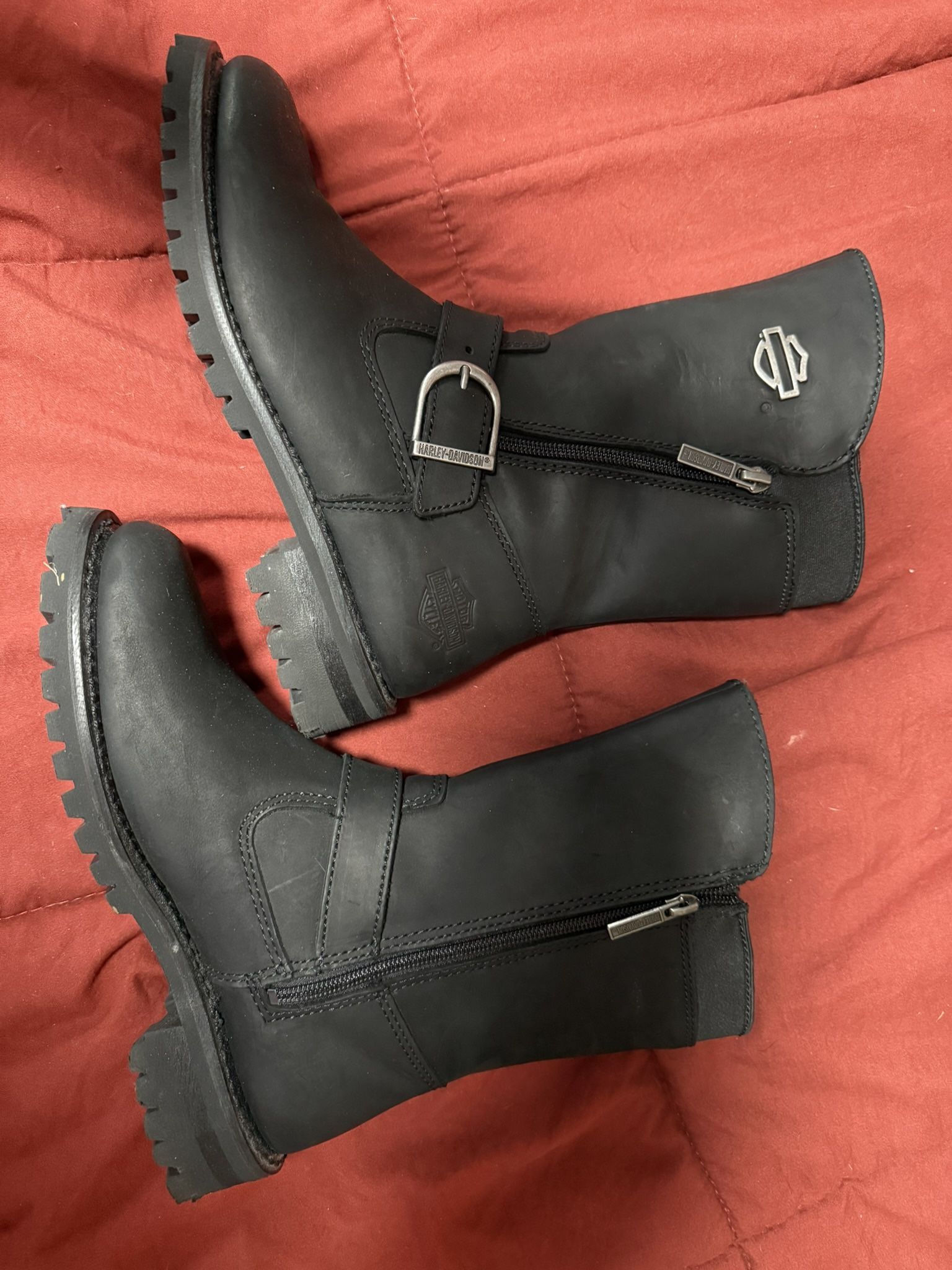 Women’s Harley Davidson Riding Boots Size 8.5