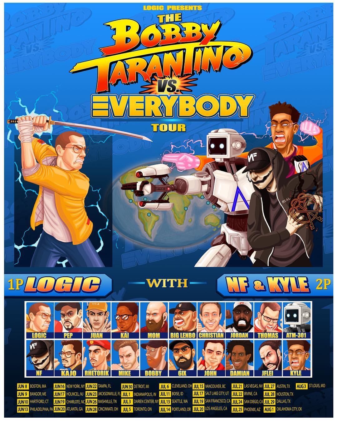 Logic Tickets/ Logic Tour/ Bobby Tarantino vs Everybody Tour