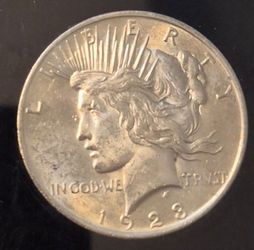1923 Peace Silver Dollar Coin