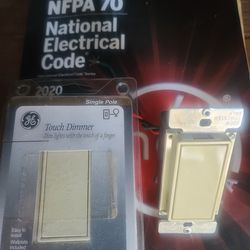 GE Touch Dimmer Ivory