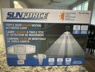 Sunforce Triple Head Solar Motion Activated Light