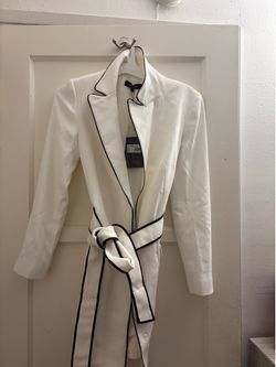 White women white blazer size 12 new