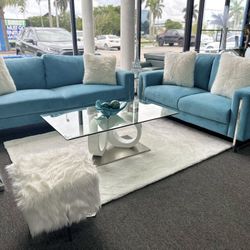 Beautiful Modern Sofa And Loveseat Living Room Furniture Set On Sale NOW For ONLY $999 (LIMITED-TIME SPECIAL)!