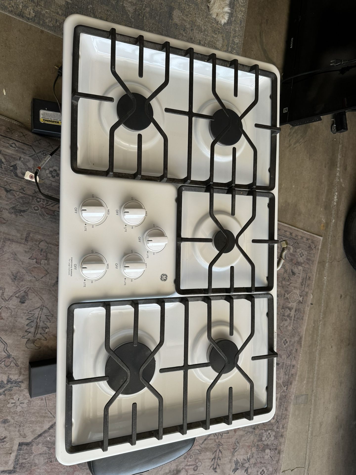 GE Gas Stove Top