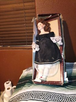 Big antique porcelain doll for sale