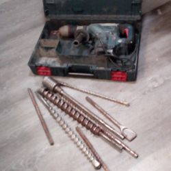 Bosch Rotary Hammer And Lots Of Bits